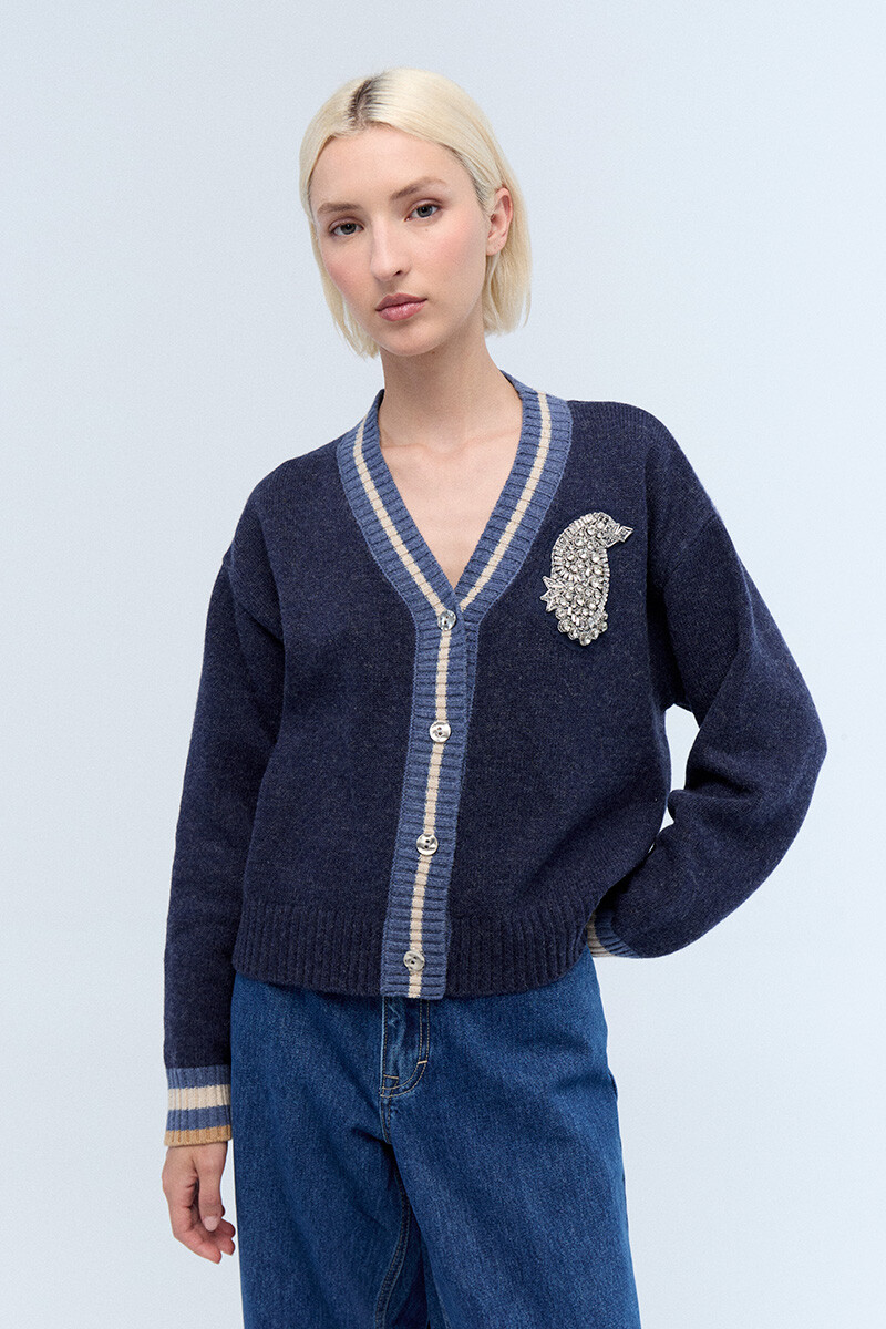 Cardigan Sargent Peppers - Azul 