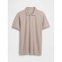V-STRETCH PIQUE POLO - SOLID MEDIUM COOL BROWN