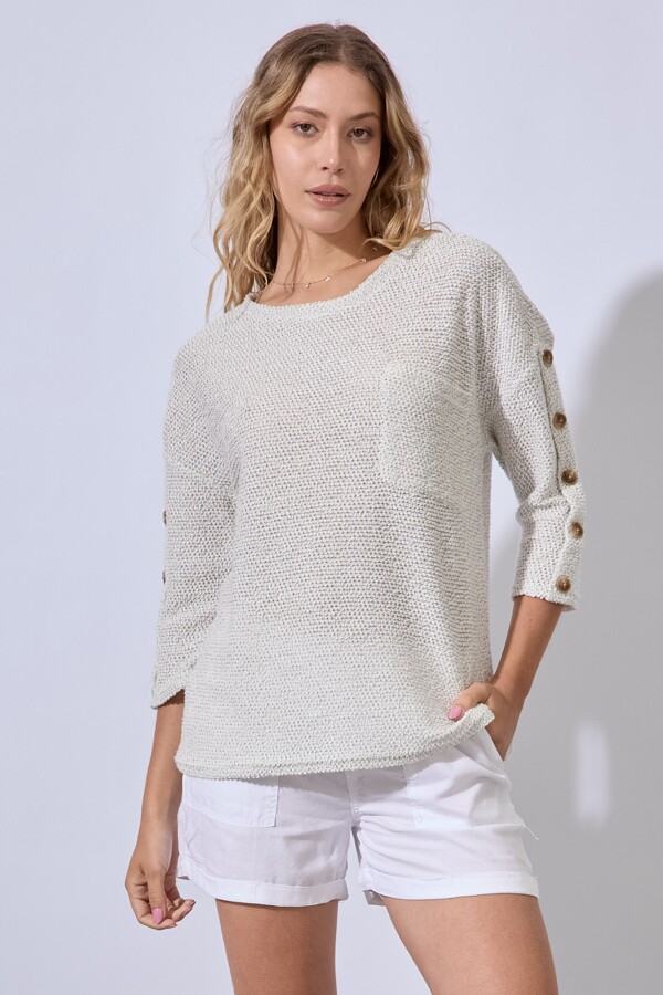 Buzo Boucle BLANCO/MULTI