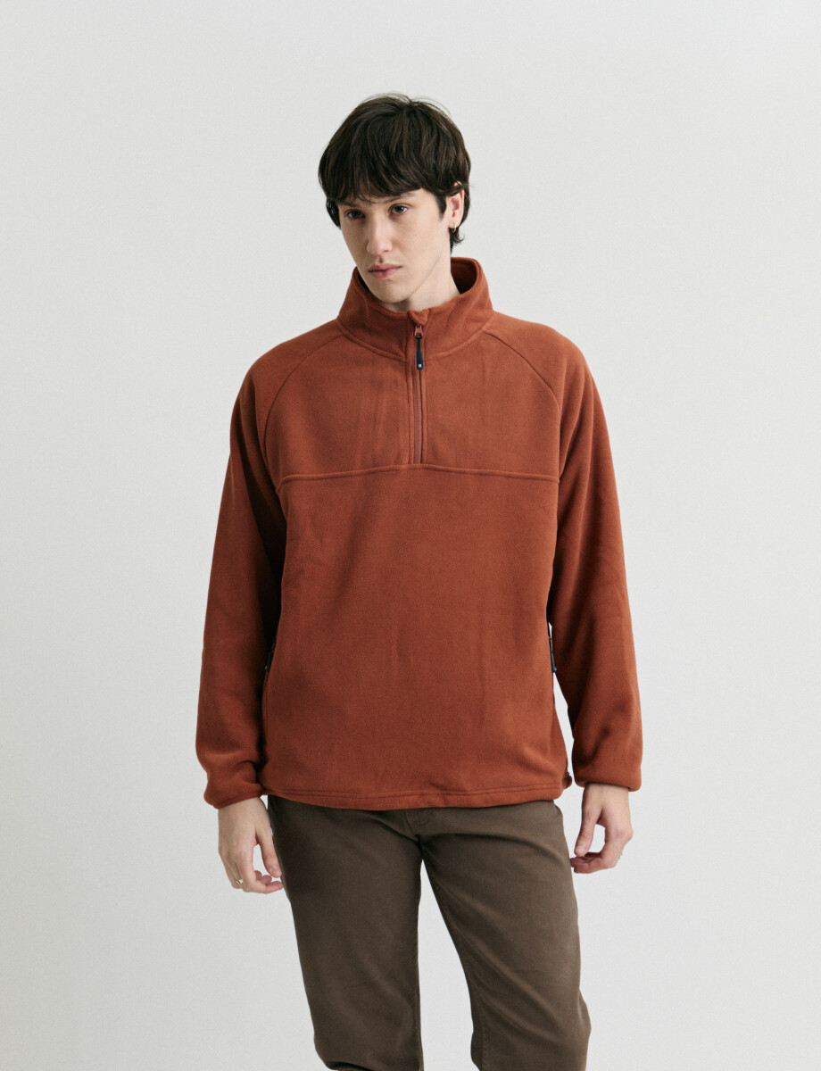 470565 SWEATER NAVIGATOR Ladrillo