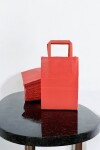 Pack x 50 - bolsa lisa 14x08x20 cm. ROJO