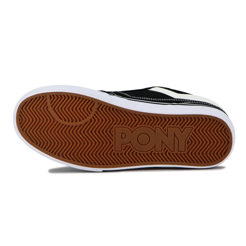 Pony Champion Liberty Casual Lona-gamuza Unisex - Negro/blanco Negro-blanco