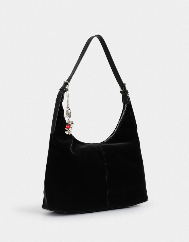 Saca Cartera Saca Con Charm - Negro