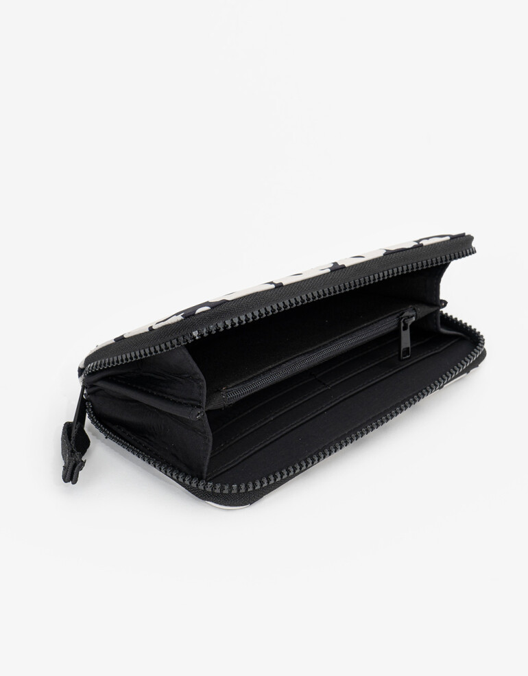 Ficheros Nylon Billetera Fichero De Material Reciclado - Estampado Flores