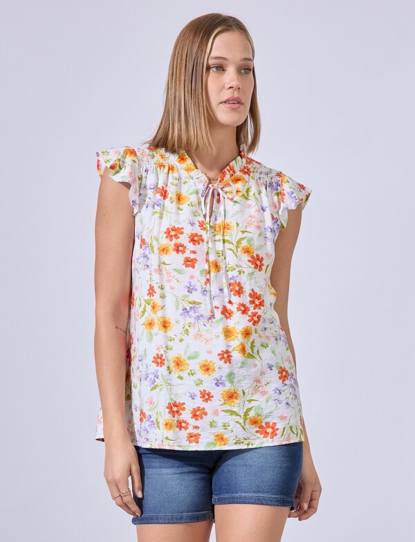 Blusa Spring MULTI/ANARANJADO