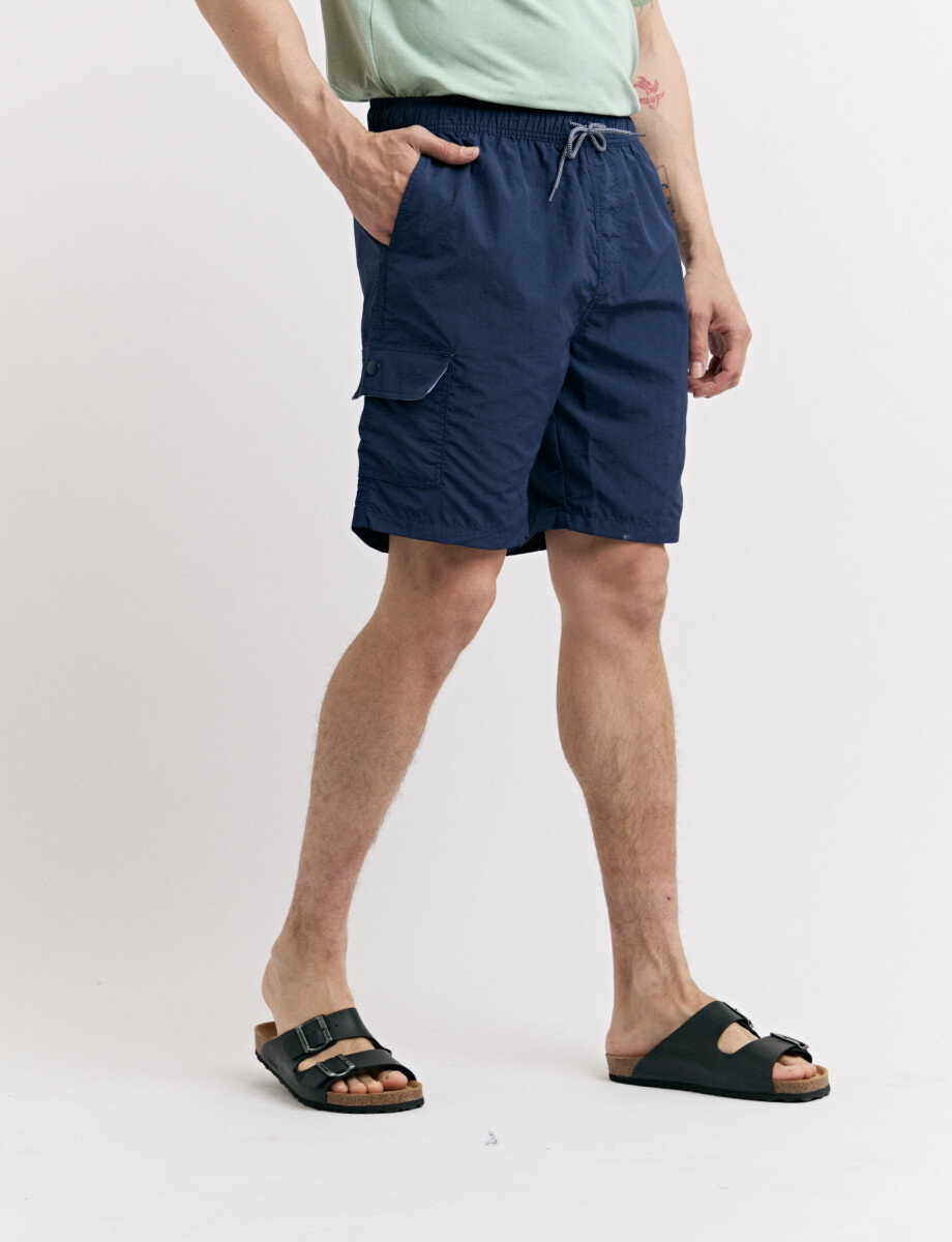 450402 SHORT HARRINGTON LABEL Azul Oscuro