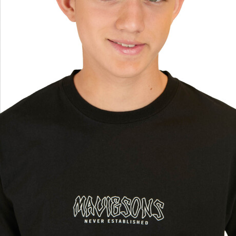 Remera Juvenil Maui and Sons SP - Negra Remera Juvenil Maui and Sons SP - Negra