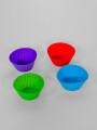 Horno Molde Silicona Pilotines, Set 12un. 8 Color Unico