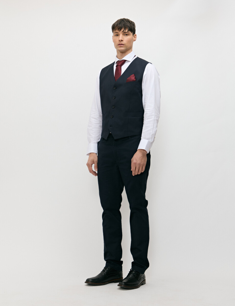 470699 CHALECO VESTIR HARRINGTON LABEL Azul Oscuro