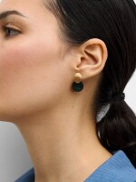 Pendientes Cortos Redondos verde