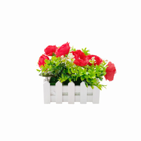 Bouquet de flores en jardinera decorativa Bouquet De Flores En Jardinera Decorativa