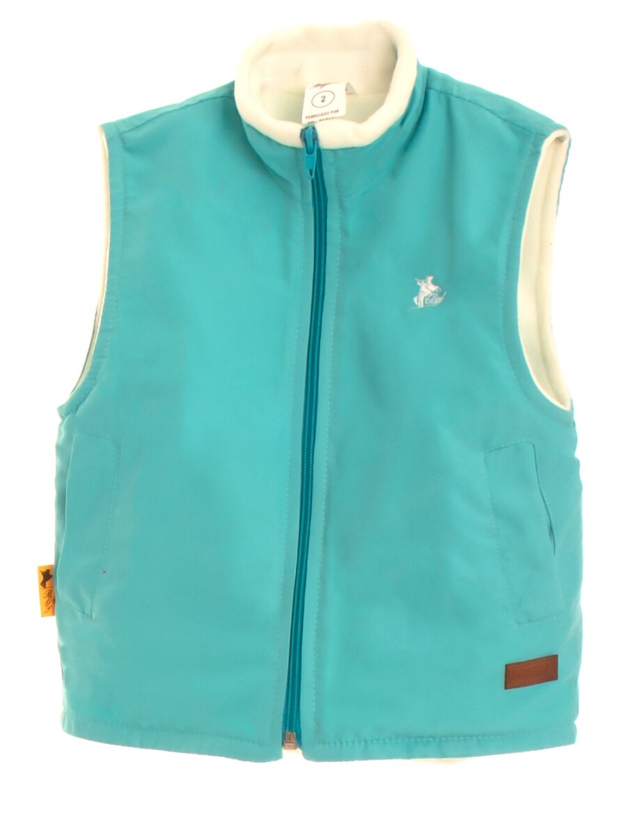 Chaleco impermeable niños - Celeste 