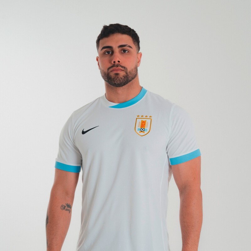 Remera Oficial Uruguay de Hombre Blanco