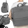 Mochila Maternal Cube Lionelo Gris