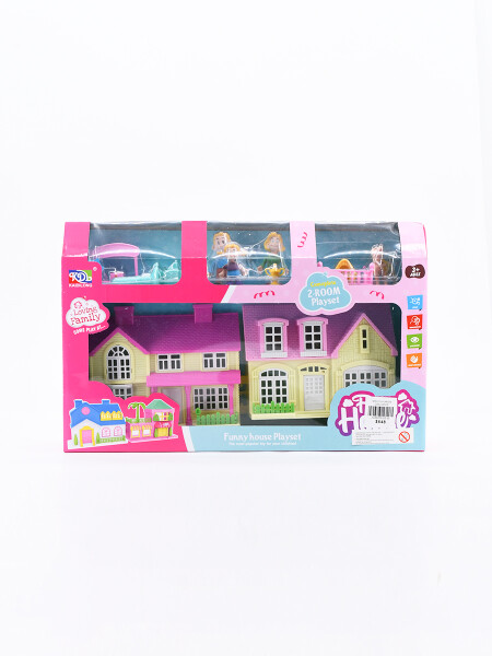 MINI VILLA JARDIN CON JUEGOS AMARILLO