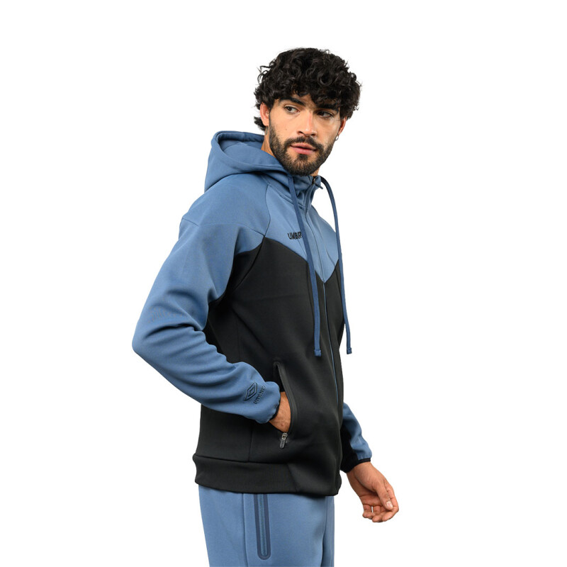 Campera de Hombre Umbro Downtown Negro - Azul