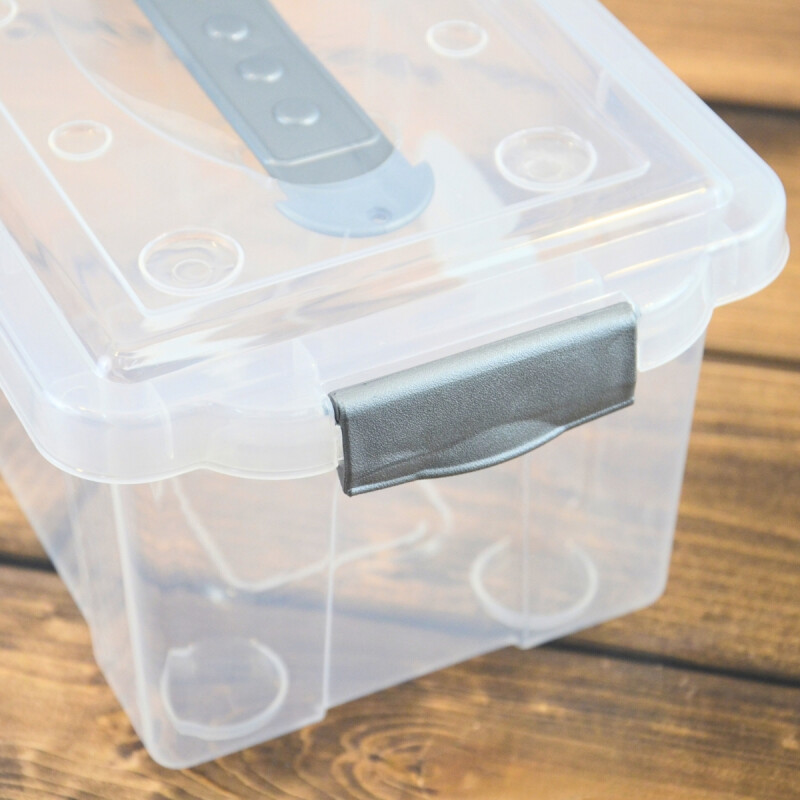 Caja organizadora 4,25lt TRANSPARENTE
