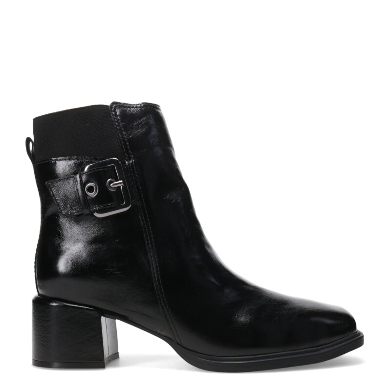 Botas de Mujer Bottero VIKET con taco de cuero Negro