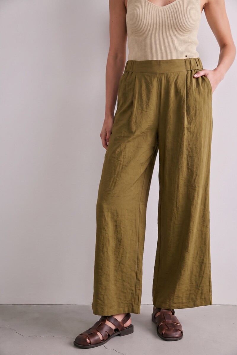 Pantalón Wide Leg Safari