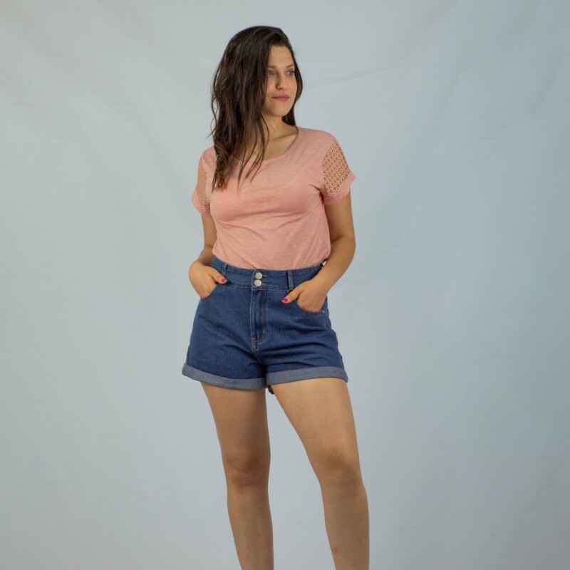 Remera Calada Slowly Beige
