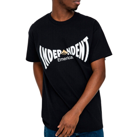 REMERA EMERICA X INDY SPAN TEE Black