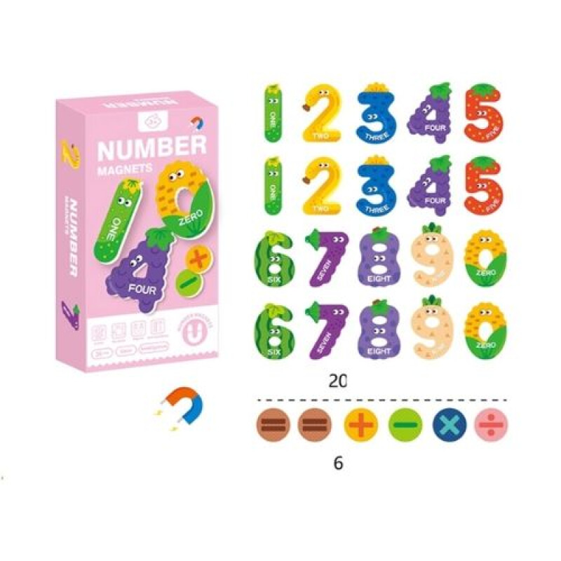 Puzzle Magnetico Numeros