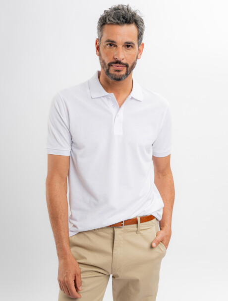 Remera m/c lisa blanco