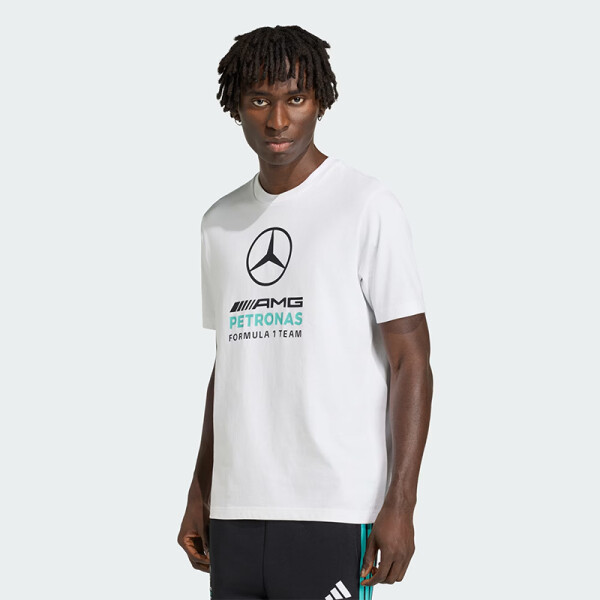 Remera Adidas Graphic DNA Mercedes Petronas Formula 1 Blanco