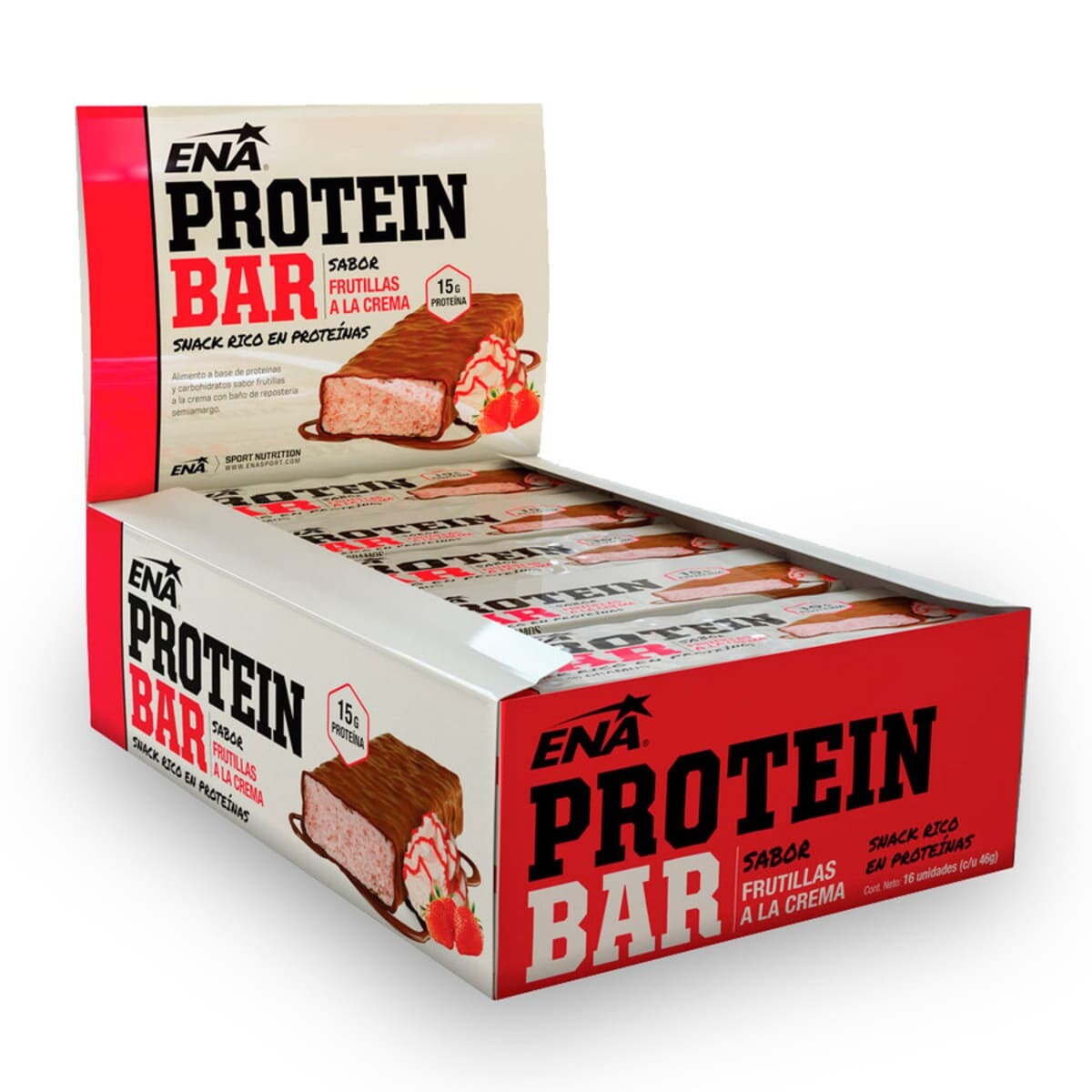 ENA PROTEIN BAR FRUTILLAC/CREMA UN X 32G 