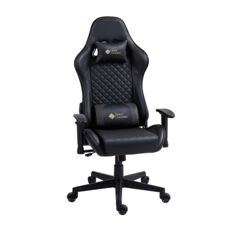 SILLA GAMER SHOT- GOLD COLOR DORADO Y NEGRO 001