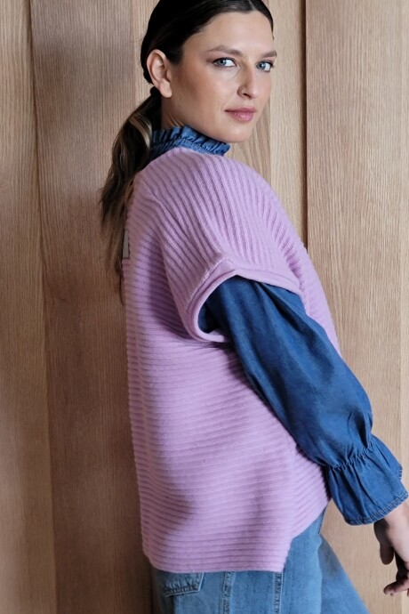 Chalecón Delfina Lambswool Lila