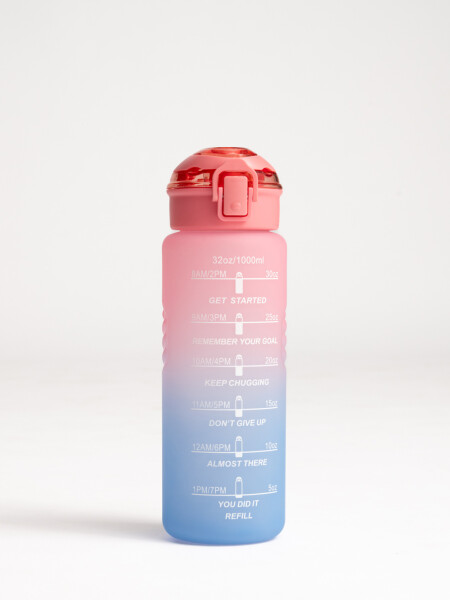 Botella degrade 1l Rosa