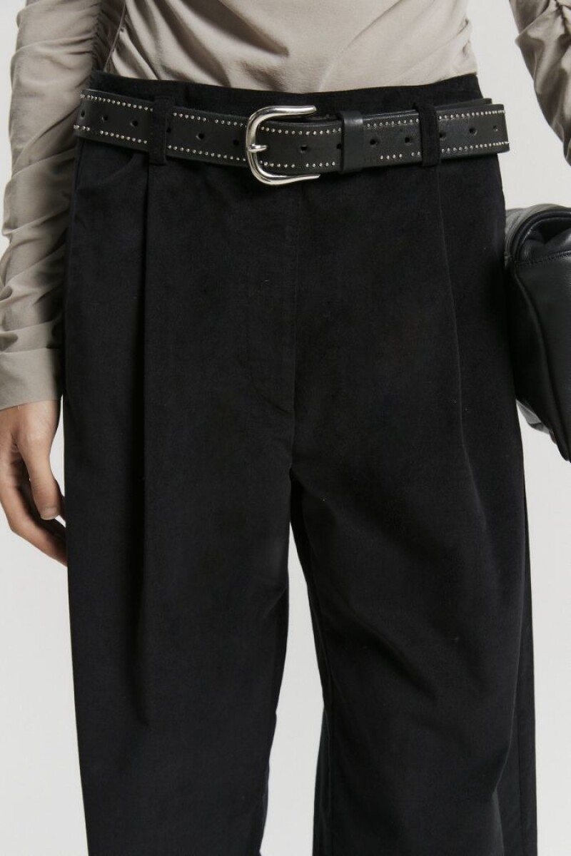 PANTALON RECTO ALFORJA Negro