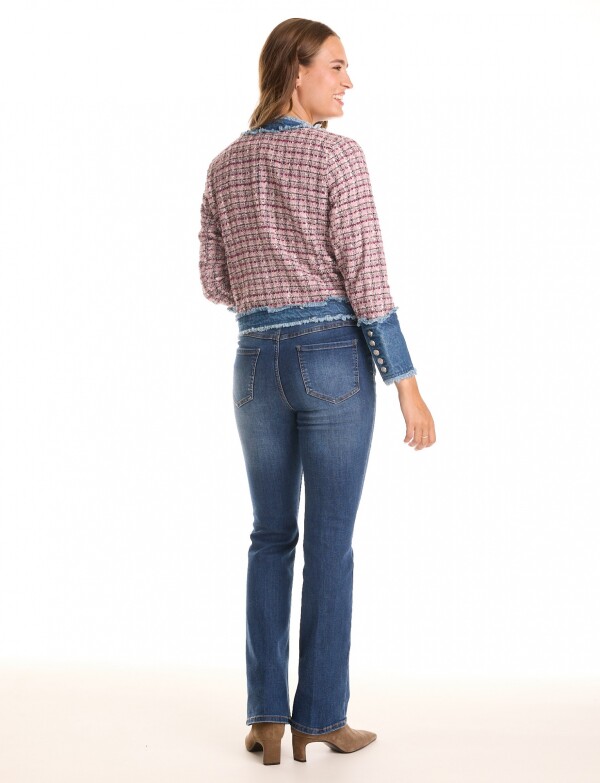 Chaqueta Tweed & Denim ROSA/MULTI