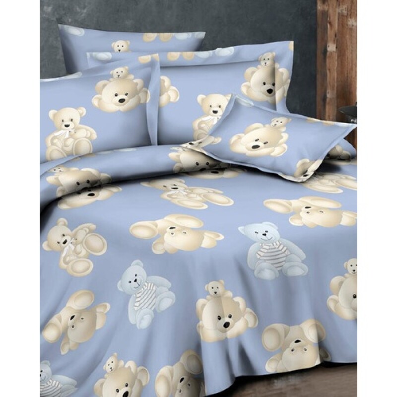 Juego de sábanas Cotton Flor Zyporah Camita 110x150cm 7730965300138