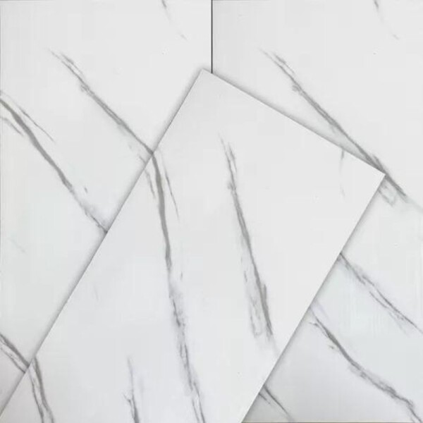 REVESTIMIENTO ADHESIVO PLACA 60 X 30 CM - BLANCO MARMOLADO YP-6 REVESTIMIENTO ADHESIVO PLACA 60 X 30 CM - BLANCO MARMOLADO YP-6