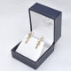 Caravanas En Oro 18K Y Brillantes Caravanas En Oro 18K Y Brillantes