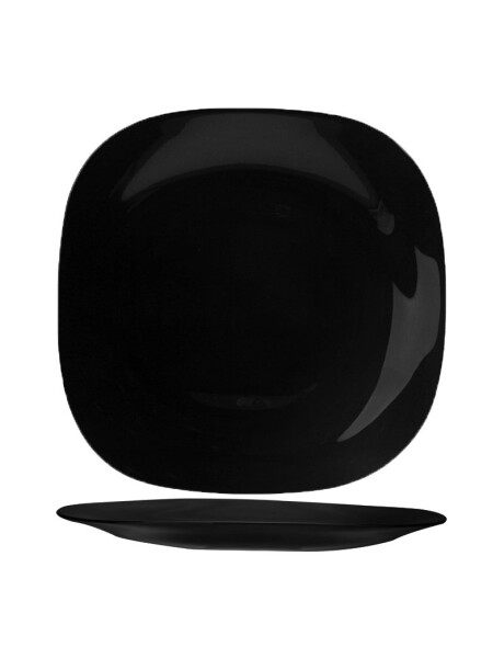 PLATO POSTRE SEMICUADRADO OPALINA CLASSIC 22x2.5CM NEGRO PLATO POSTRE SEMICUADRADO OPALINA CLASSIC 22x2.5CM NEGRO