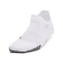 UA Breathe 2 No Show Tab 2pk-WHT WHT-100