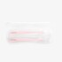 Cucharas x2 con estuche KIKKABOO rosa