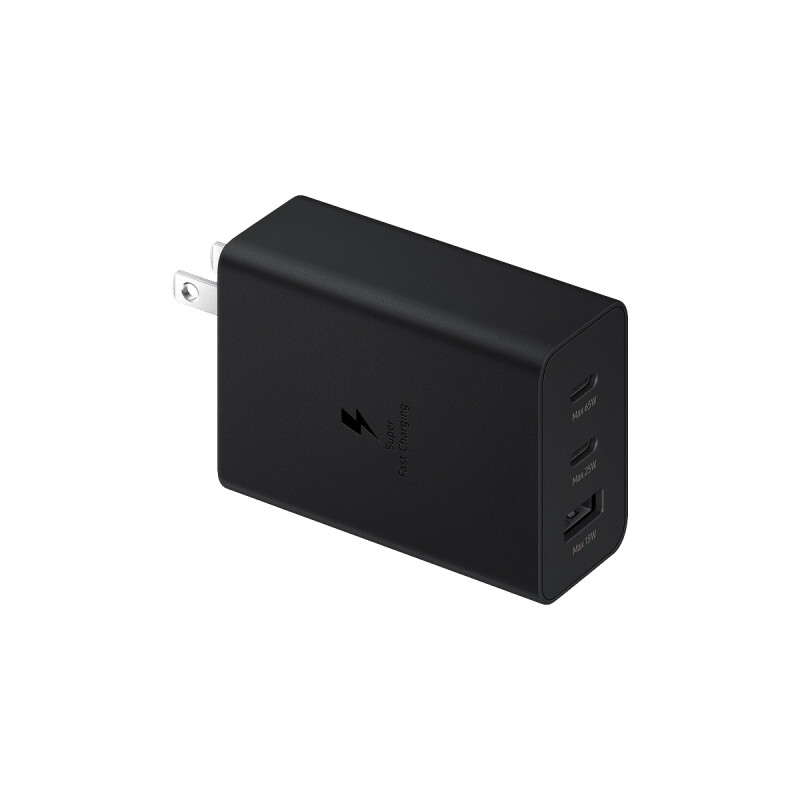 Ficha Samsung triple 65W+25w+15w color negro Ficha Samsung Triple 65w+25w+15w Color Negro