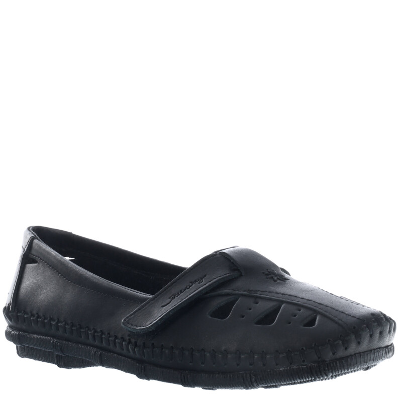 Zapato de Mujer Freeway Casual c/Velcro Negro