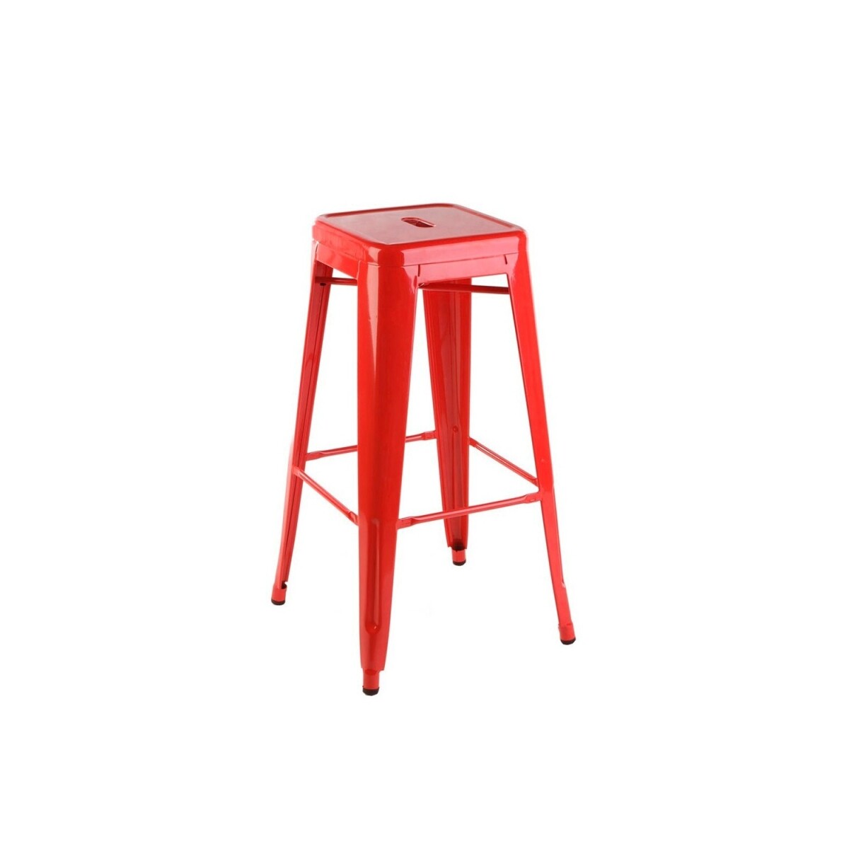 Taburete Tolix Hogar Pub Muebles - Rojo 