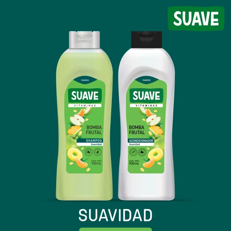 Acondicionador Suave Bomba Frutal 930 ml Acondicionador Suave Bomba Frutal 930 ml
