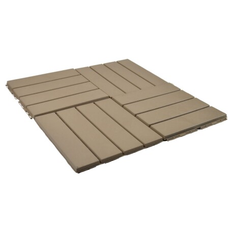 Piso deck encastrable 9 Unidades MARRON CLARO