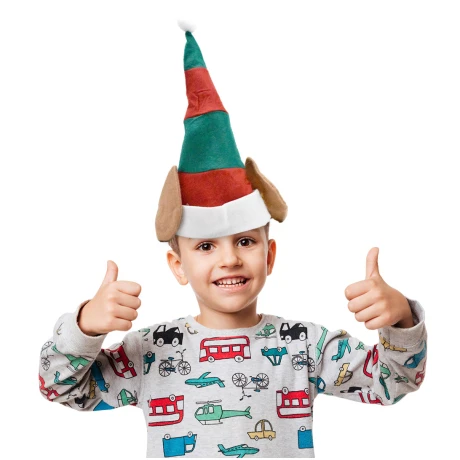 GORRO ELFO CON OREJAS INFANTIL 20X35CM 27166 GORRO ELFO CON OREJAS INFANTIL 20X35CM 27166