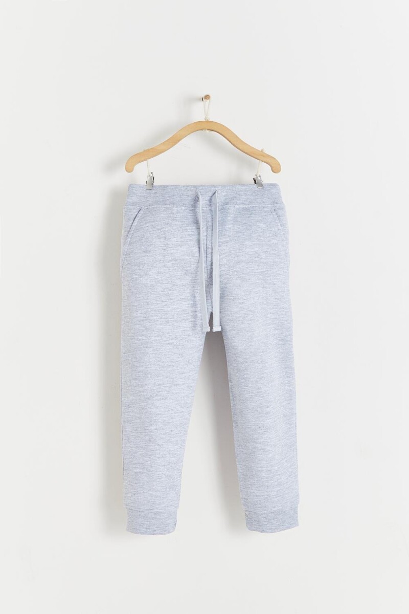 SWEATPANT PIMA COLORS - Gris Melange 