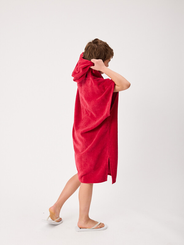PONCHO MELODIA TEEN RUSTY Rojo