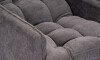 Poltrona reclinable Con Puff - Montreal Gris