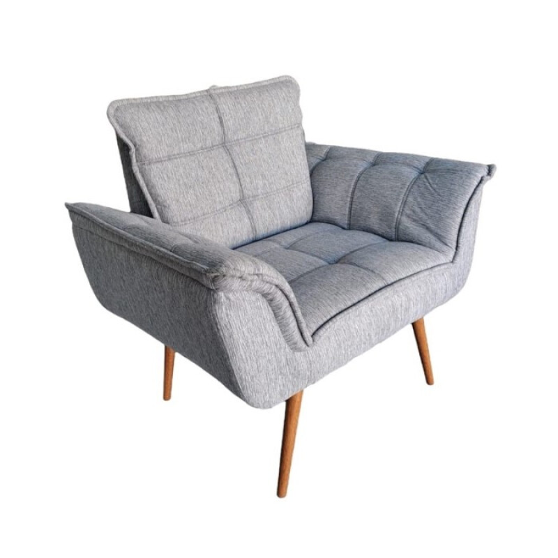 Poltrona STELLA Lisa Rústica Gris – Confort y Diseño Poltrona STELLA Lisa Rústica Gris – Confort y Diseño